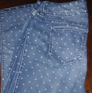 Never worn capri stretch jeans